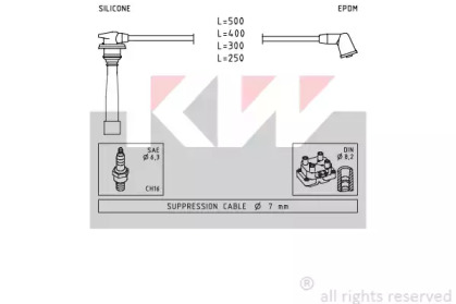 Комплект электропроводки KW 358 111