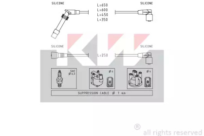 Комплект электропроводки KW 358 199