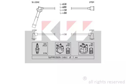 Комплект электропроводки KW 358 231