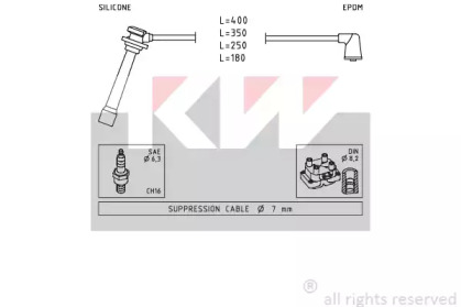 Комплект электропроводки KW 358 239