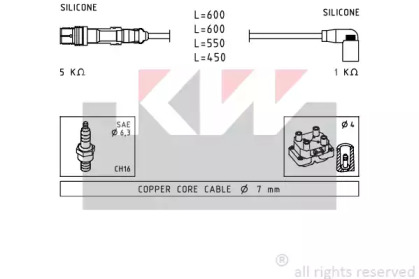 Комплект электропроводки KW 358 248