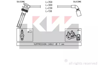 Комплект электропроводки KW 358 249