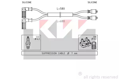 Комплект электропроводки KW 359 351