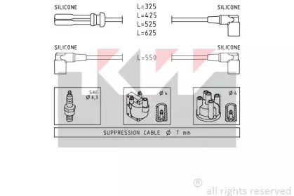 Комплект электропроводки KW 359 372