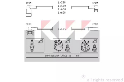 Комплект электропроводки KW 359 415