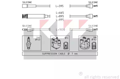 Комплект электропроводки KW 359 555