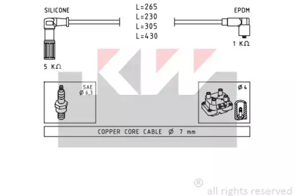 Комплект электропроводки KW 359 613