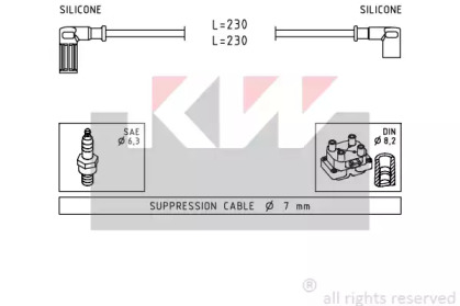 Комплект электропроводки KW 359 614