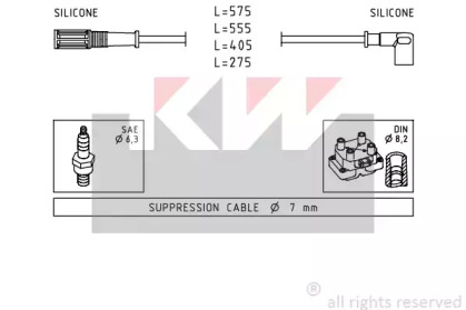 Комплект электропроводки KW 359 616