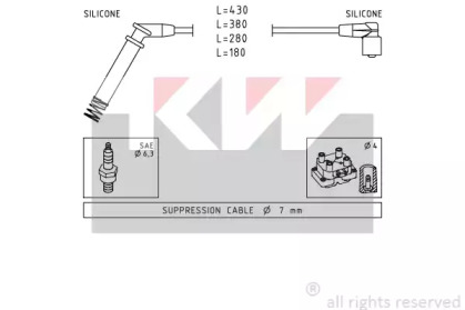 Комплект электропроводки KW 359 634