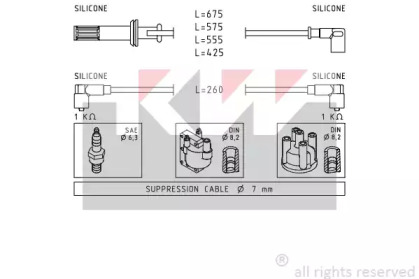 Комплект электропроводки KW 359 650