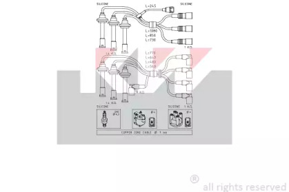 Комплект электропроводки KW 359 666