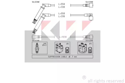 Комплект электропроводки KW 359 689