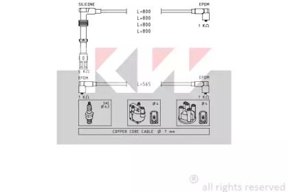 Комплект электропроводки KW 359 737