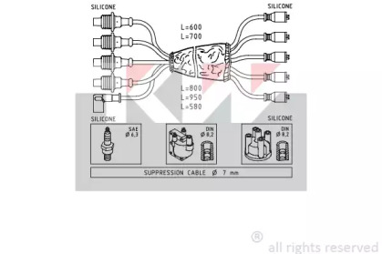 Комплект электропроводки KW 359 747