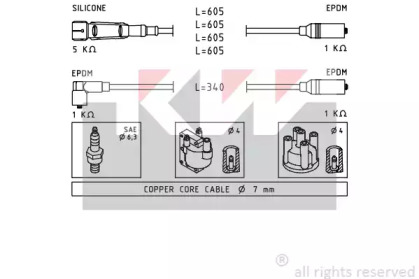 Комплект электропроводки KW 359 768