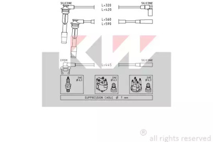 Комплект электропроводки KW 359 802