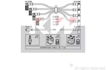 Комплект электропроводки KW 359 808