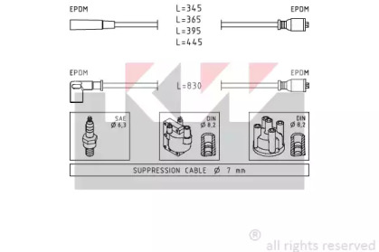 Комплект электропроводки KW 359 839