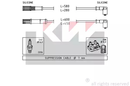 Комплект электропроводки KW 360 451