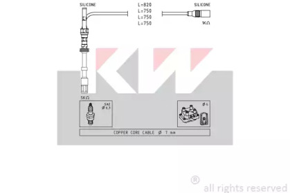 Комплект электропроводки KW 360 489