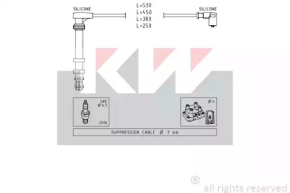 Комплект электропроводки KW 360 503