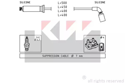 Комплект электропроводки KW 360 730