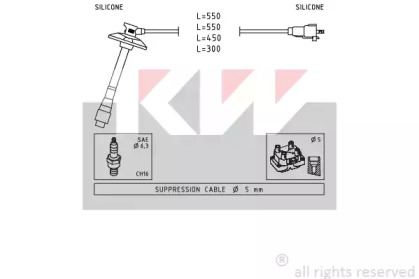 Комплект электропроводки KW 360 856