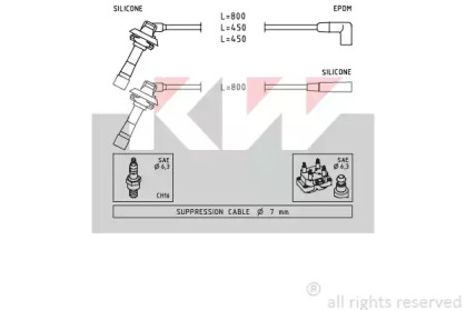 Комплект электропроводки KW 360 887