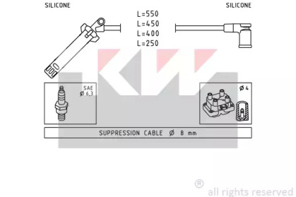 Комплект электропроводки KW 360 976