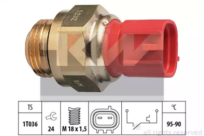 Переключатель KW 550 282