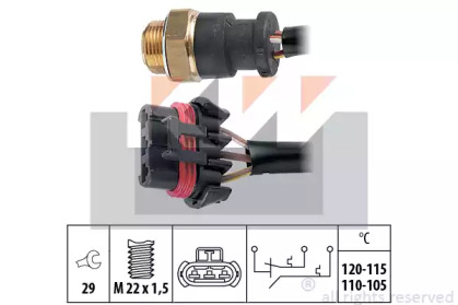 Переключатель KW 550 703