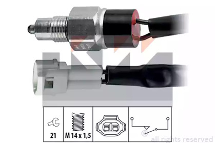 Выключатель, фара заднего хода KW 560 119