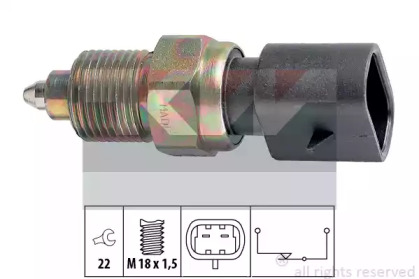 Выключатель, фара заднего хода KW 560 138