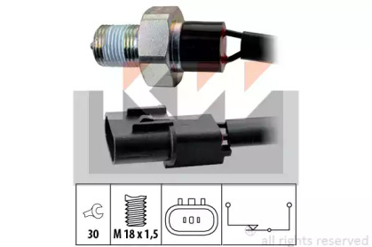 Выключатель, фара заднего хода KW 560 318