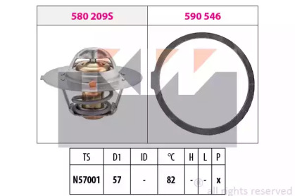 Термостат KW 580 209