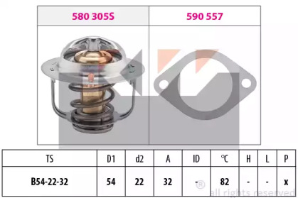 Термостат KW 580 305