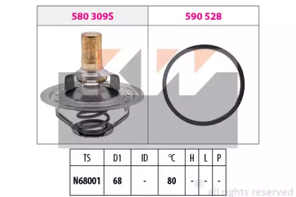Термостат KW 580 309