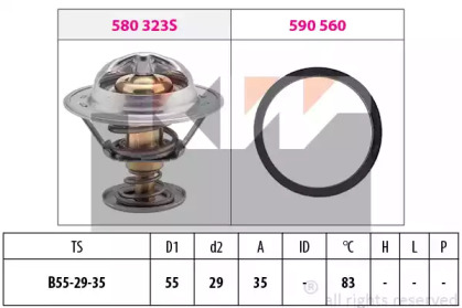 Термостат KW 580 323