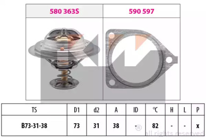Термостат KW 580 441