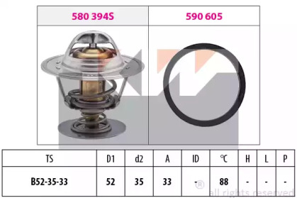 Термостат KW 580 483