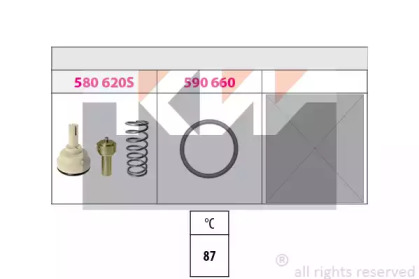 Термостат KW 580 621K
