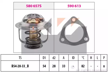 Термостат KW 580 637
