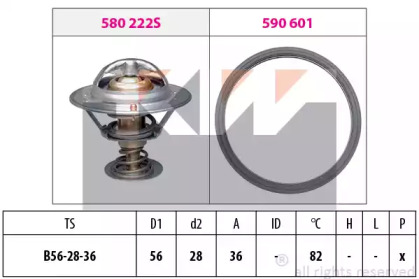 Термостат KW 580 728
