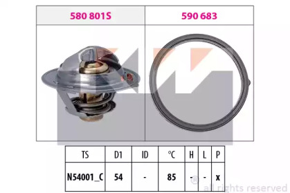 Термостат KW 580 803