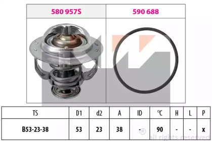 Термостат KW 580 957