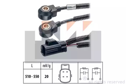 Датчик детонации KW 457 130