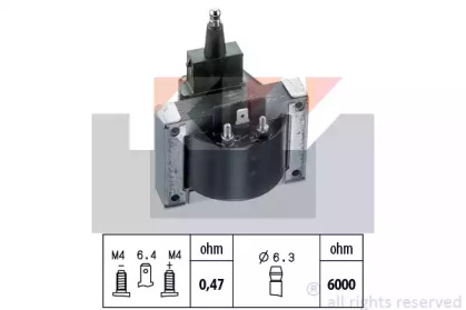 Катушка зажигания KW 470 107