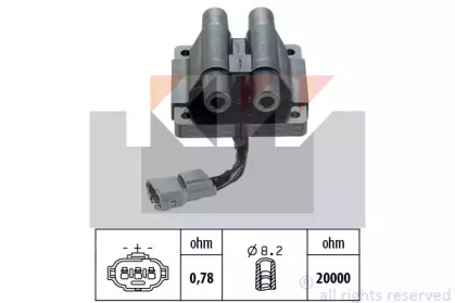 Катушка зажигания KW 470 266