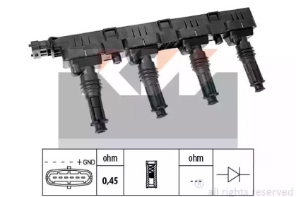 Катушка зажигания KW 470 400